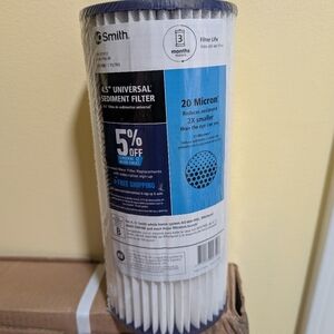 AO Smith  4.5" Universal Sediment Filter AO-WH-PREL Or WHKF-DWHBB - NEW